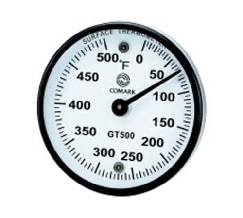 Comark GT500K Grill Thermometer, 2" Dial, 500F