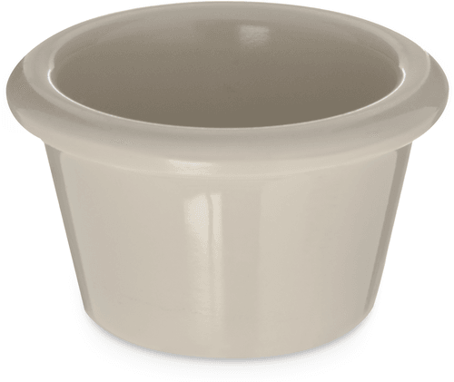 Carlisle S27542 Smooth Melamine Ramekin, 1-1/2oz, Bone