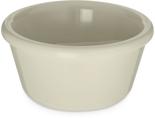 Carlisle S28042 Smooth Melamine Ramekin, 3oz, Bone