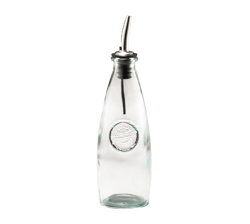 Tablecraft 6619 12oz Authentic Oil & Vinegar Bottles -Recycled Glass