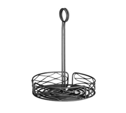 Tablecraft BK1780 Artisan 7.80" Diameter Black Versa Rack