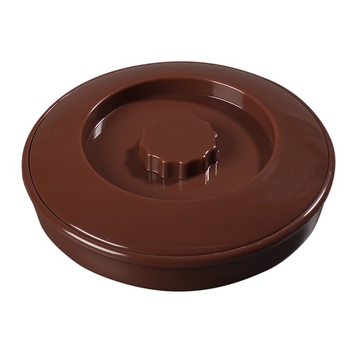 Carlisle 047528 7 1/2" Lenox Brown Tortilla Server w/ Lid