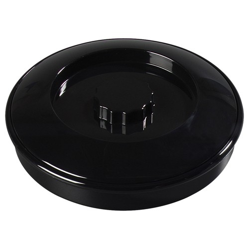 Carlisle 047503 7 1/2" Black Tortilla Server With Lid