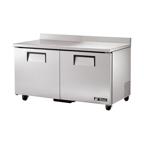 True TWT-60-HC 60" Two Solid Door Worktop Refrigerator