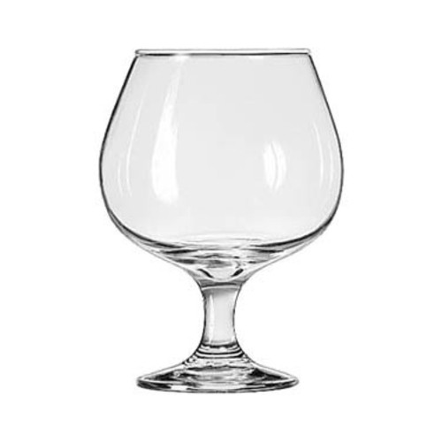 Libbey 3708 17-1/2 oz Embassy Brandy Snifter Cognac Glass Glass, Clear, Safedge® (Case of 24)
