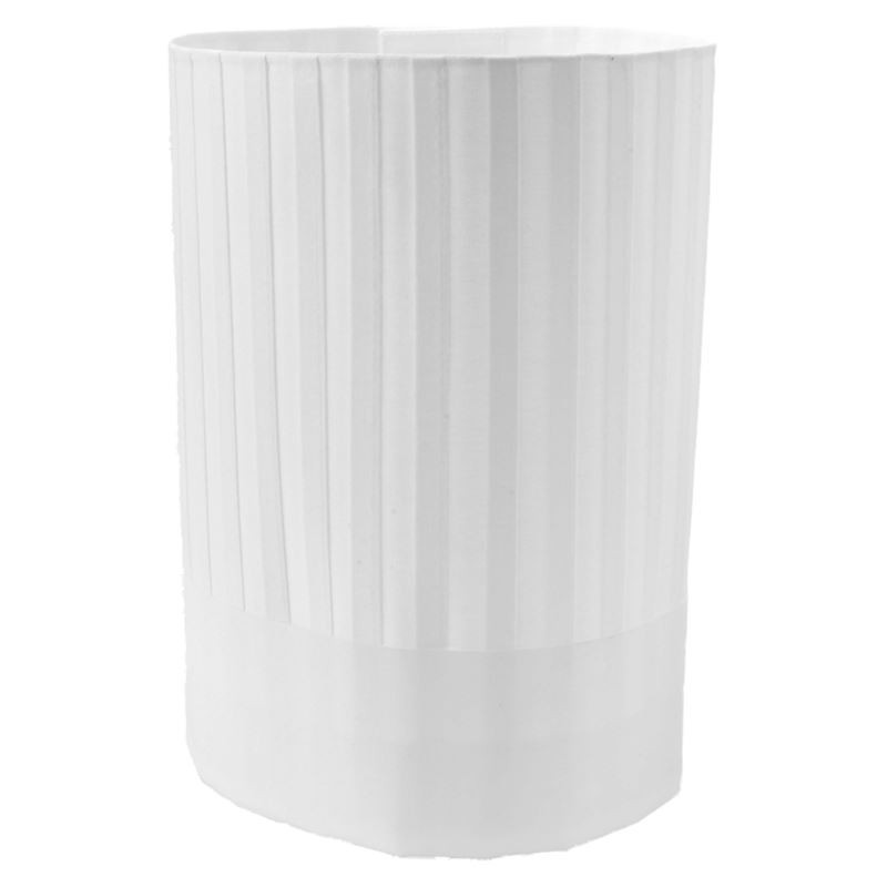 Chef Revival H048 Disposable 7" Chef's Pinstripe Hat (Case of 50)