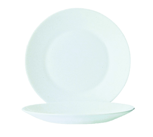 Arc Cardinal 29337 Restaurant White Hospital Heat System Plate, 8-3/4", White (Case of 24)