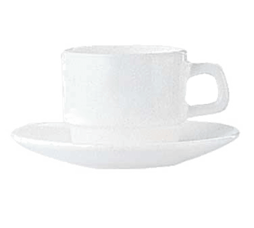 Arc Cardinal 22712 Restaurant White Saucer, 5-7/8", White (Case of 36)