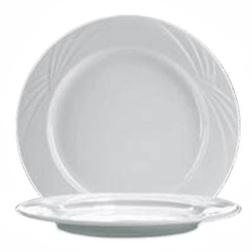 Arc Cardinal S0602 Horizon Wide Rim Dinner Plate, 11", White (Case of 24)