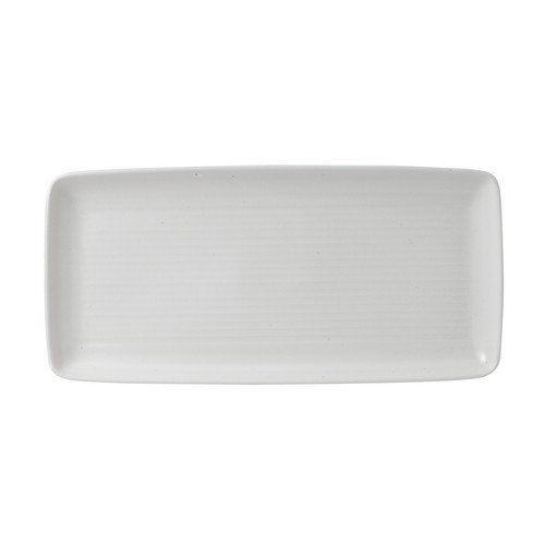 Arc Cardinal EP356 Evo Pearl Rectangular Chef's Tray, 14"X6-1/2", White (Case of 8)