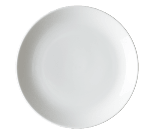 Arc Cardinal FH608 Candour Coupe Plate, 9", White (Case of 24)