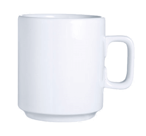 Arc Cardinal R0835 Candour Stackable Mug, 11oz, White (Case of 24)