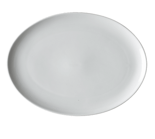 Arc Cardinal FH611 Candour Oval Platter, 14-1/4", White (Case of 12)