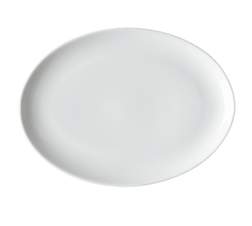 Arc Cardinal FH610 Candour Oval Platter, 12-1/4", White (Case of 12)