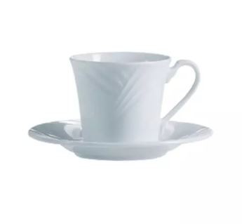 Arc Cardinal S0633 Horizon Saucer/Bouillon Saucer, 6", White (Case of 24)