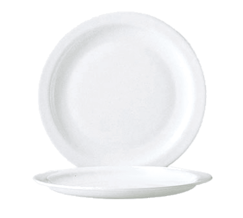 Arc Cardinal 57975 Restaurant White Lunch Plate, 9-1/4", White (Case of 24)