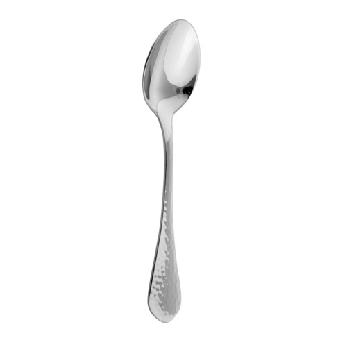 Arc Cardinal T8006 Stone Hammered Finish Dessert Spoon, 7", 18/10 Stainless Steel (Case of 12)