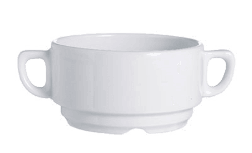 Arc Cardinal R0840 Candour Soup Bowl, 9oz, 3-3/4", White (Case of 24)