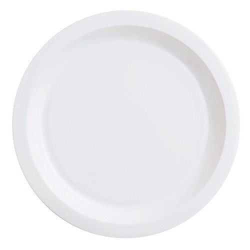 Arc Cardinal L6850 Restaurant White Half Deep Plate, 9-3/4", White (Case of 12)