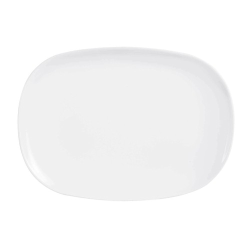 Arc Cardinal E8007 Evolutions White Rectangular Platter, 13-3/4"X9-1/4", White (Case of 6)