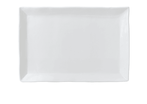 Arc Cardinal FN922 Organic White Rectangular Tray, 13-1/2"X9-1/8", White (Case of 6)