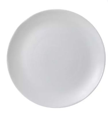 Arc Cardinal FN876 Organic White Coupe Plate, 11-5/8", White (Case of 12)