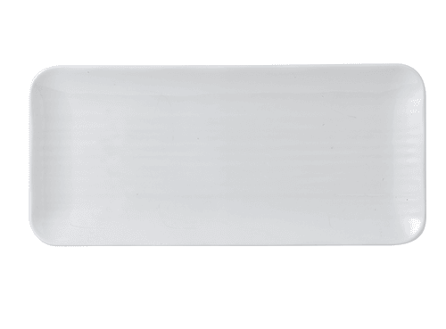 Arc Cardinal FN885 Organic White Coupe Plate, 13-3/4"X6-1/4", White (Case of 6)