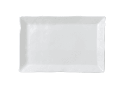Arc Cardinal FN882 Organic White Rectangular Tray, 11-1/4"X7-3/4", White (Case of 6)
