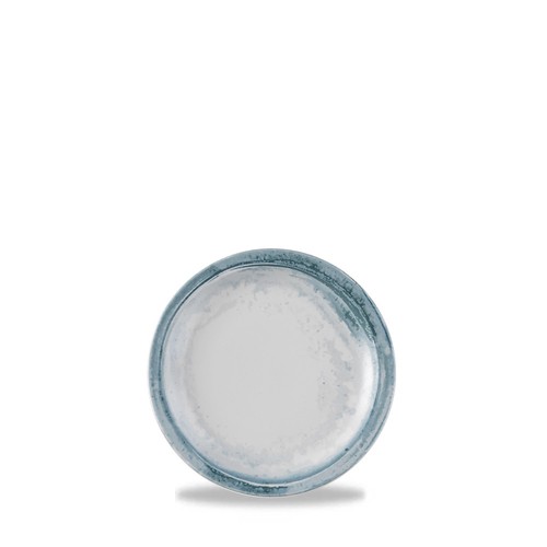 Arc Cardinal FN501 Finca Limestone Narrow Rim Plate, 8", Blue (Case of 12)