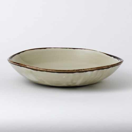 Arc Cardinal HL253 Harvest Linen Trace Bowl, 38oz, 9-7/8", Linen (Case of 12)