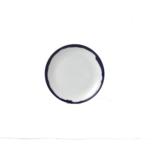 Arc Cardinal HI650 Harvest Ink Coupe Plate, 6-1/2", Blue (Case of 12)