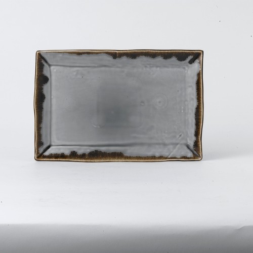 Arc Cardinal HGR11 Harvest Grey Rectangular Tray, 11-1/4"X7-1/2", Grey (Case of 6)