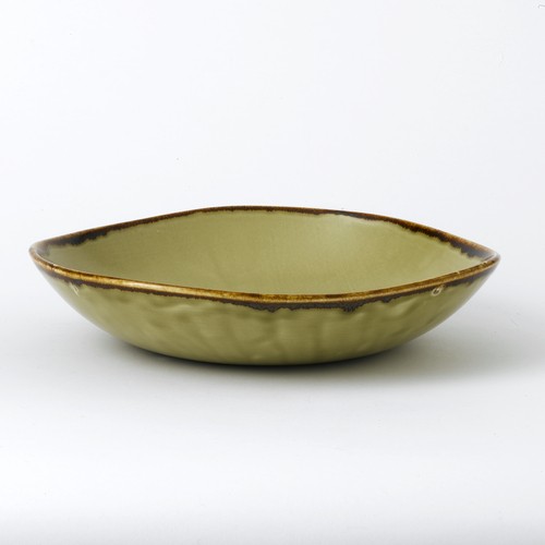 Arc Cardinal HG253 Harvest Green Trace Bowl, 38oz, 9-7/8", Green (Case of 12)
