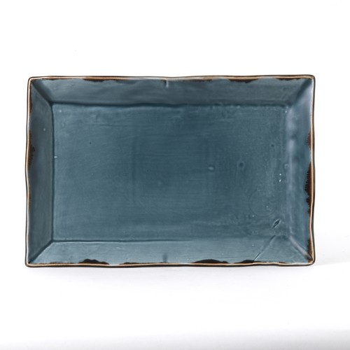 Arc Cardinal HBL00 Harvest Blue Rectangular Tray, 11-1/4"X7-1/2", Blue (Case of 6)