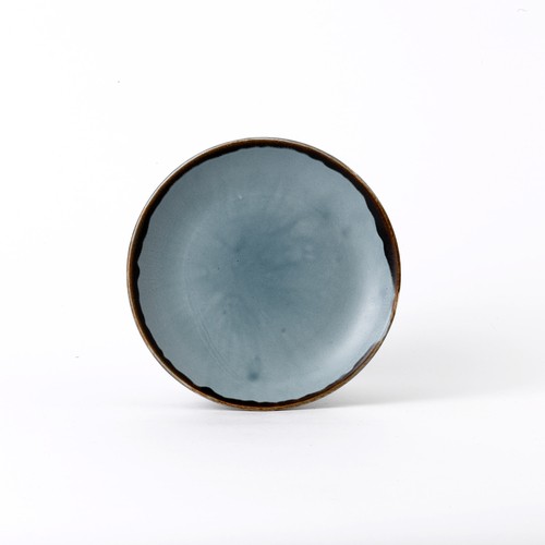 Arc Cardinal HBL16 Harvest Blue Flat Plate, 6-1/2", Blue (Case of 12)