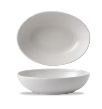 Arc Cardinal FM915 Evo Pearl Oval Bowl, 16oz, 6-1/2", White (Case of 24)