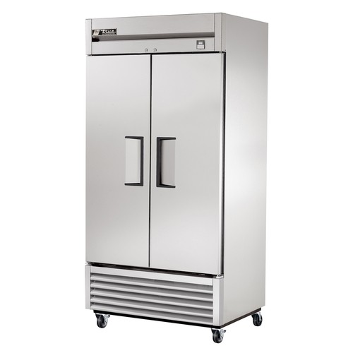 True TS-35-HC 39 1/2" Two Section Reach-In Refrigerator, Silver