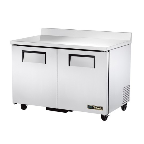 True TWT-48F-HC 48-1/2" Two Solid Door Worktop Freezer