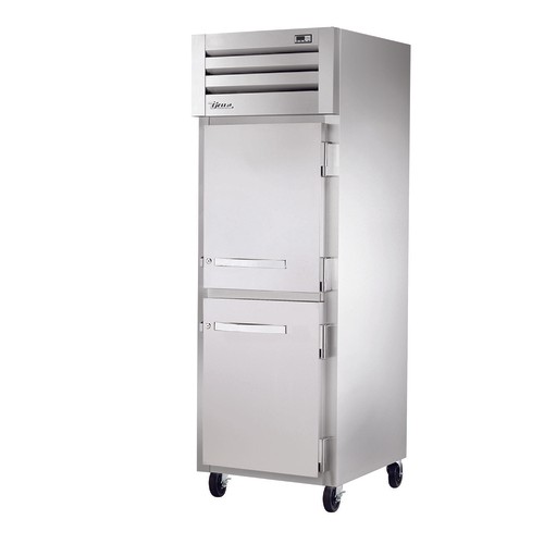 True STG1R-2HS-HC 27-1/2" One Section Reach-In Refrigerator, Silver