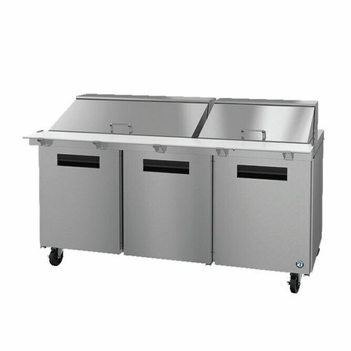 Hoshizaki SR72B-30M 72" Mega Top Prep Refrigerator with 3 Doors