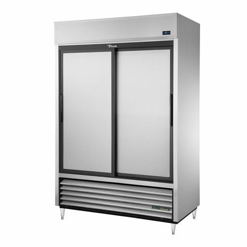 True TSD-47-HC 54 1/10" Two Section Reach-In Refrigerator, Silver
