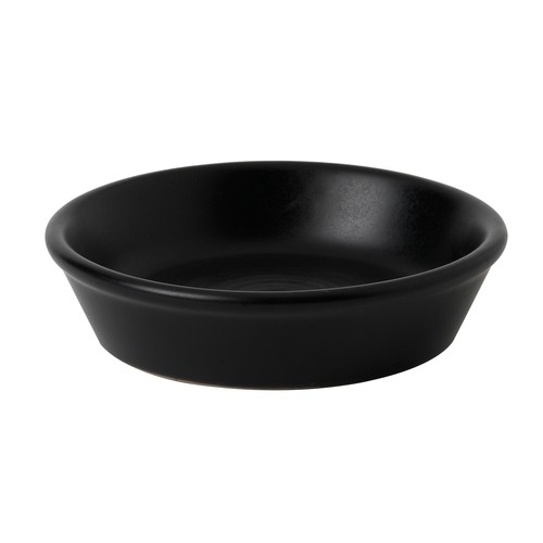 Arc Cardinal FM756 Evo Jet Olive/Tapas Dish, 4-5/8", Black (Case of 48)