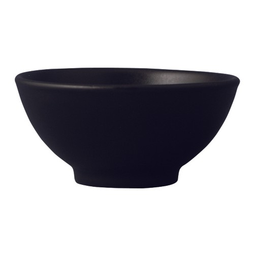 Arc Cardinal EJ105 Evo Jet Rice Bowl, 7oz, 4-1/8", Black (Case of 24)
