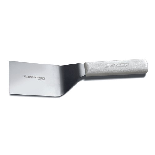 Dexter Russell 16343 (S286-4) Sani-Safe® Hamburger Turner, 4"X3", White