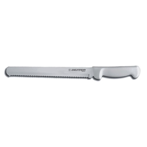 Dexter Russell 31604 (P94804) Basics® Slicer/Bread Knife, Scalloped, 10", White