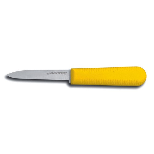 Dexter Russell 15303Y (S104Y-PCP) Cook's Style Paring Knife, 3-1/4", Yellow