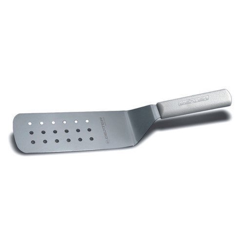 Dexter Russell 16373 (PS286-8) Sani-Safe® Perforated Turner, 8"X3", White