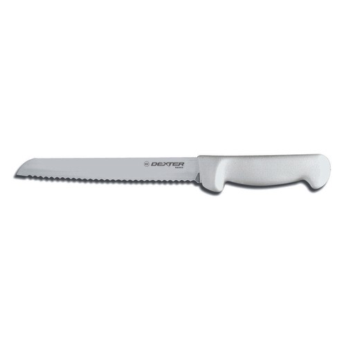 Dexter Russell 31603 (P94803) Basics® Bread Knife, Scalloped, 8", White