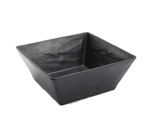 American Metalcraft FSMEL94 Endurance Square Bowl, 125oz, Black