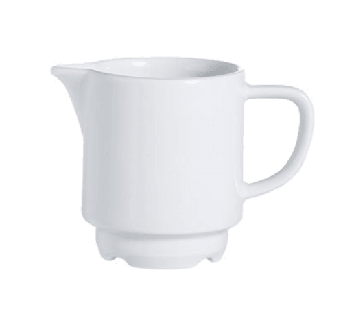 Arc Cardinal R0817 Candour Handled Creamer, 3-1/2oz, White (Case of 16)